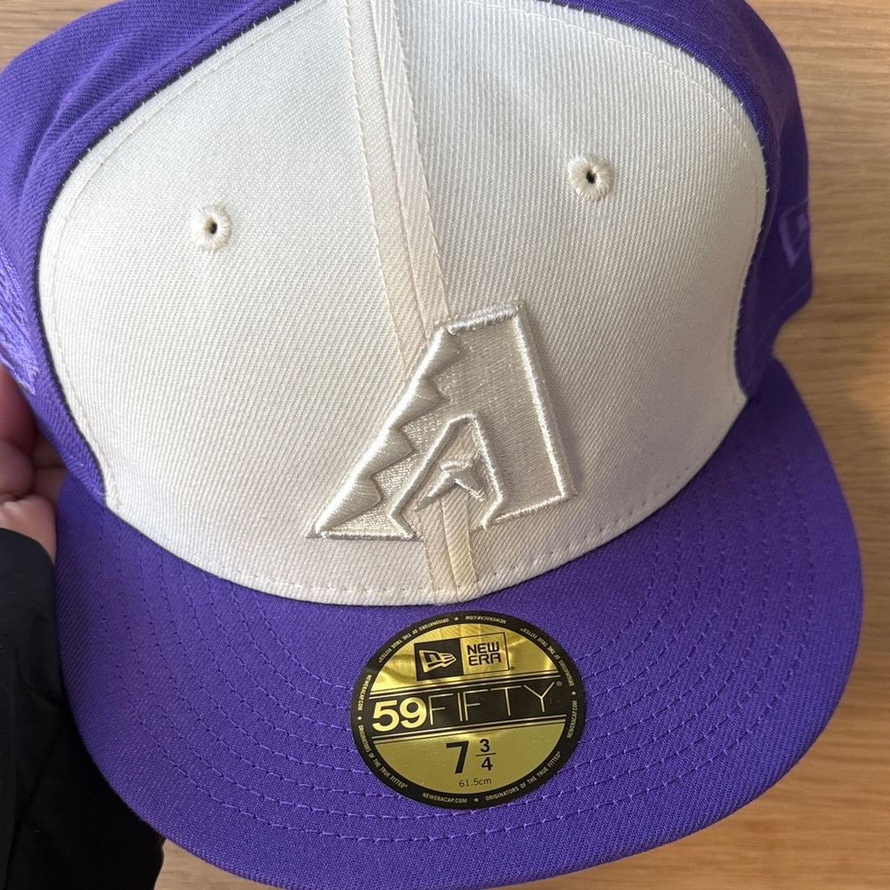 New Era Purple and Cream 59FIFTY Cap